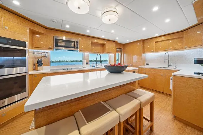 Obsession Yacht Photos Pics Galley