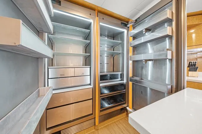 Obsession Yacht Photos Pics Huge Cold Storage