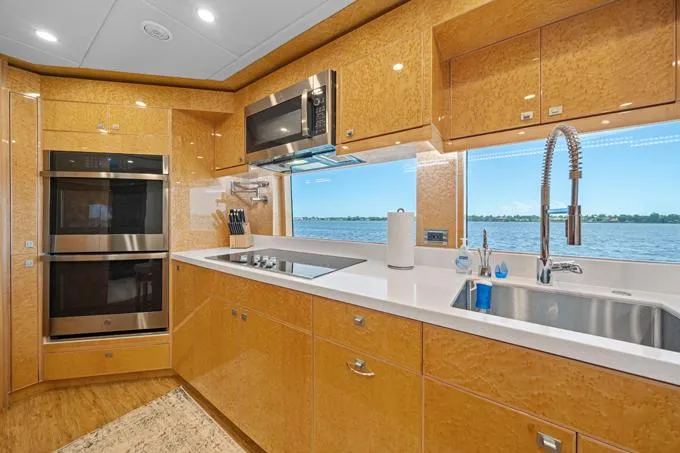 Obsession Yacht Photos Pics Galley