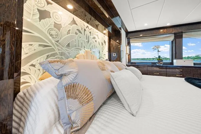 Obsession Yacht Photos Pics Headboard Detail