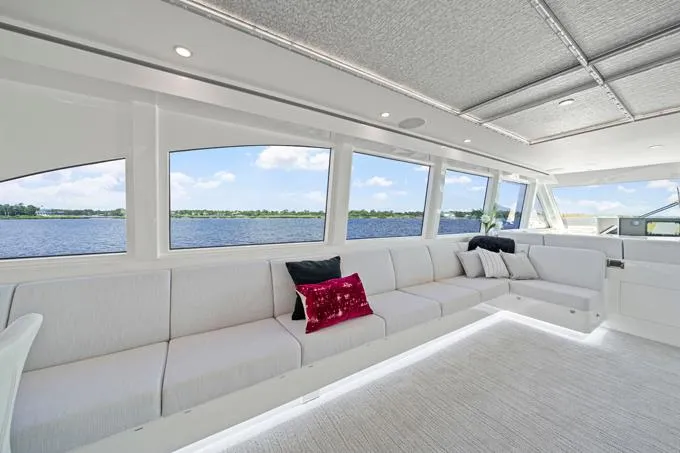 Obsession Yacht Photos Pics Skylounge Port Side Dining