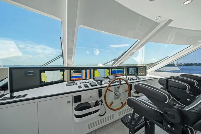 Obsession Yacht Photos Pics Helm