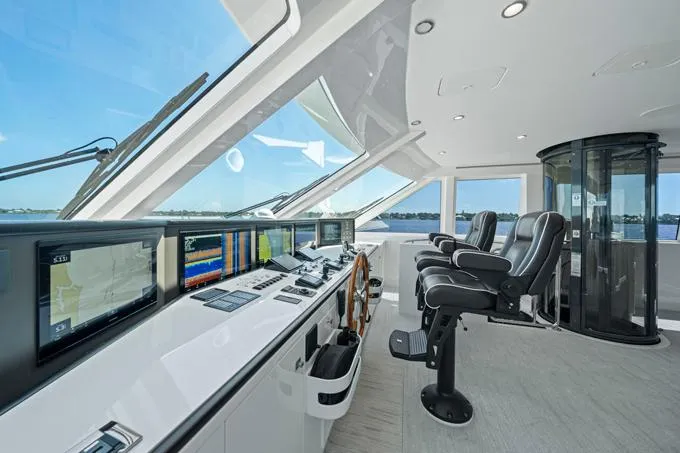 Obsession Yacht Photos Pics Helm