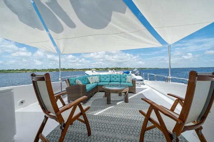 Obsession Yacht Photos Pics Boat Deck Seating