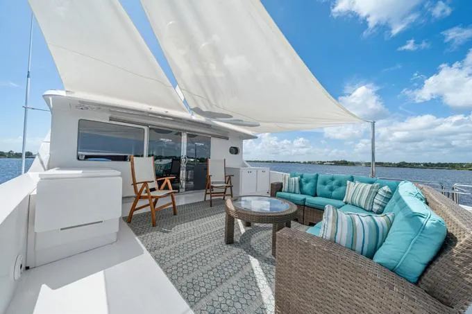 Obsession Yacht Photos Pics Boat Deck Seating