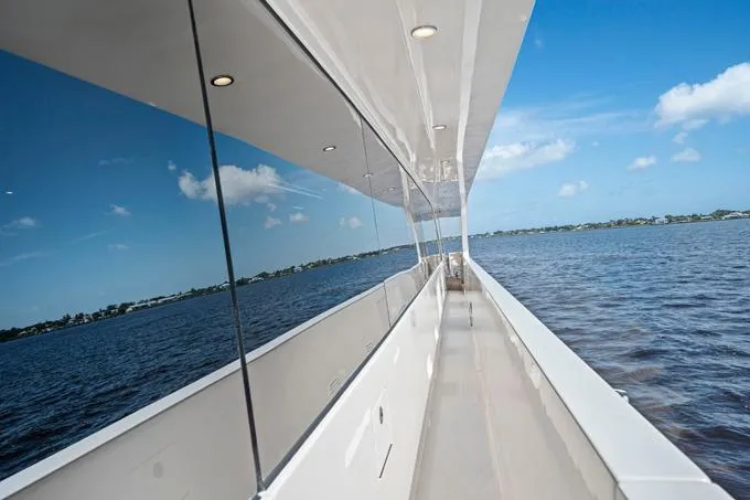 Obsession Yacht Photos Pics Side Decking