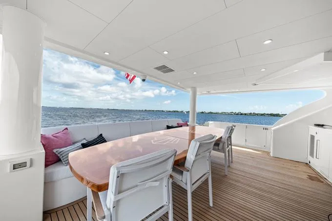 Obsession Yacht Photos Pics Aft Deck