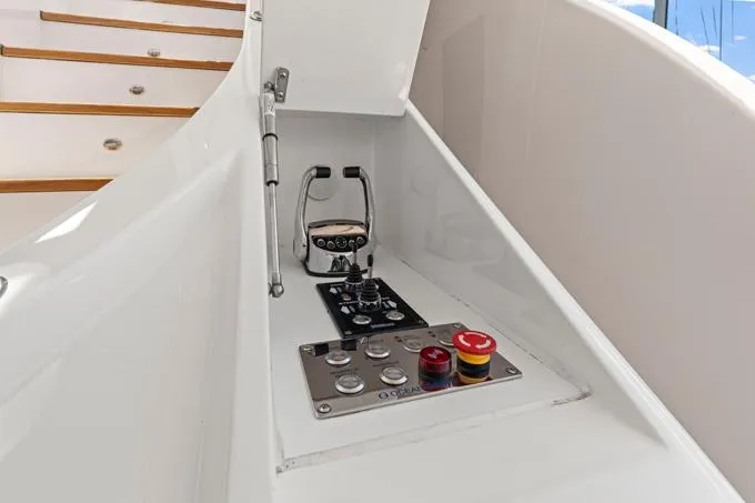 Obsession Yacht Photos Pics One of Two Aft Deck Controls