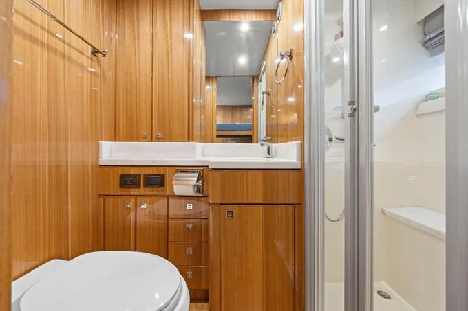 Obsession Yacht Photos Pics Aft Crew Head