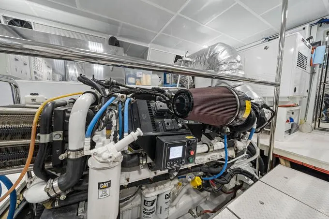 Obsession Yacht Photos Pics Starboard Engine