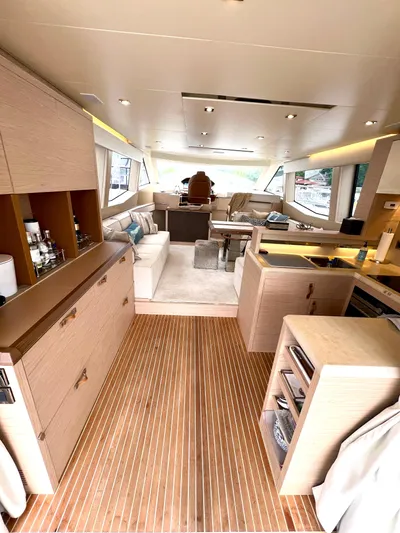 Tomorrow Yacht Photos Pics TEAK GALLEY FLOORIING