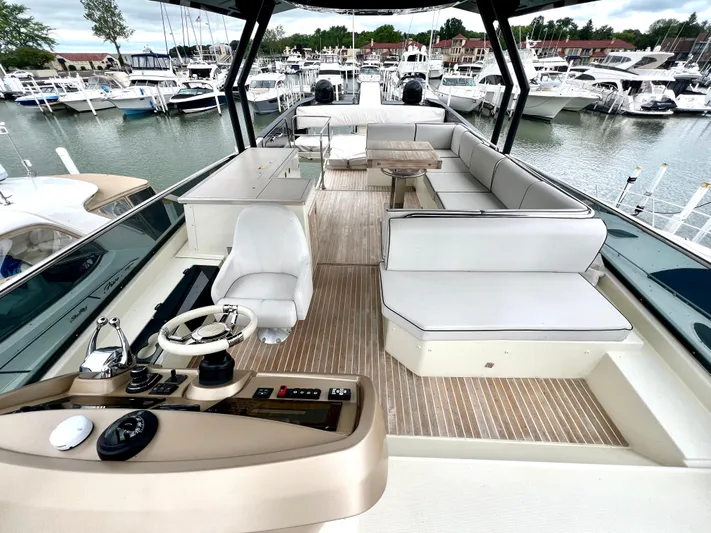 Tomorrow Yacht Photos Pics FLYBRIDGE LOOKING AFT