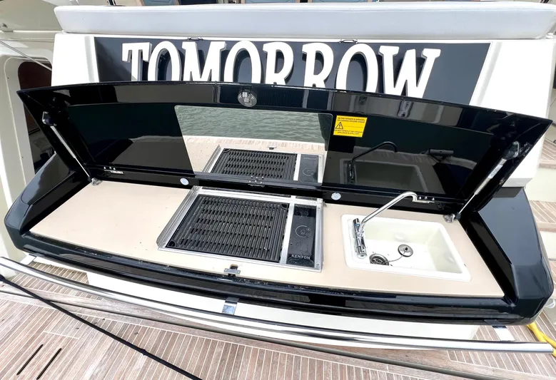 Tomorrow Yacht Photos Pics TRANSOM BBQ & SINK