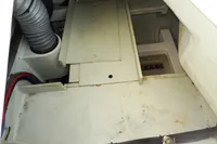 Engine compartment of a 2017 Leopard 43 Powercat with visible wiring and ventilation.