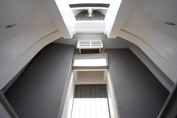  Yacht Photos Pics Interior of 2021 Panamera Yacht PY 100, featuring sleek design and comfortable seating.