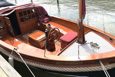 1989 Scherpel Kajuitsloep Teak/ Mahonie