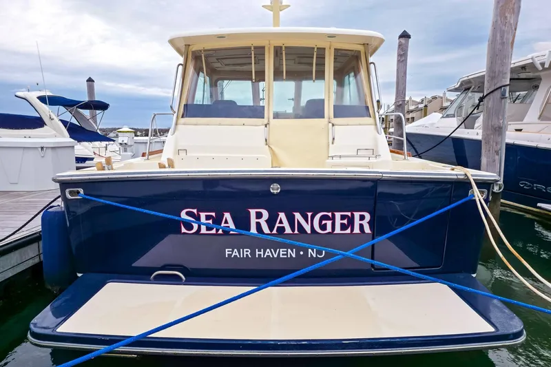  Yacht Photos Pics 2008 Sabre 34 Express boat named "Sea Ranger" docked in Fair Haven, NJ.