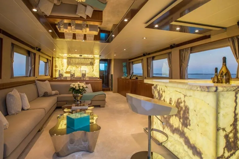 Mr & Mrs Smith Yacht Photos Pics Main deck lounge