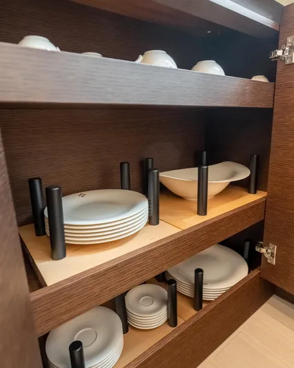 Nice Boat Yacht Photos Pics Galley - Dishware Storage