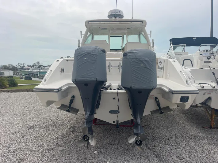  Yacht Photos Pics 2016 Pursuit DC 325 Dual Console boat with twin engines.