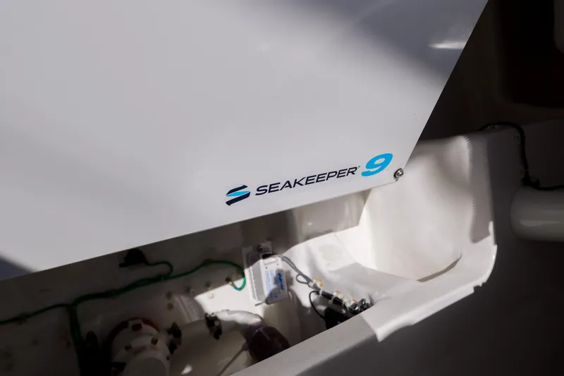 Time Away Yacht Photos Pics Seakeeper 9 installed on 2019 Viking 48 Convertible yacht, enhancing stability and performance.