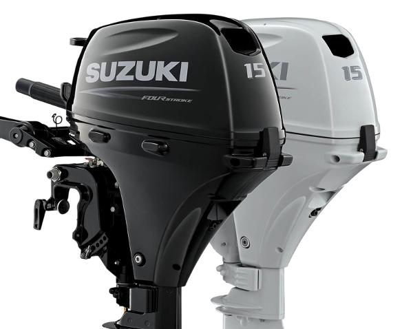 2023 Suzuki DF15 AS Short Shaft, Manual start, Ash Marine DEVON