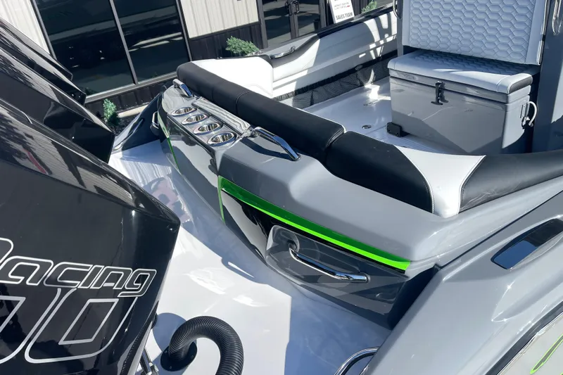  Yacht Photos Pics 2026 Nor- 390 Sport boat interior with sleek design and modern features.