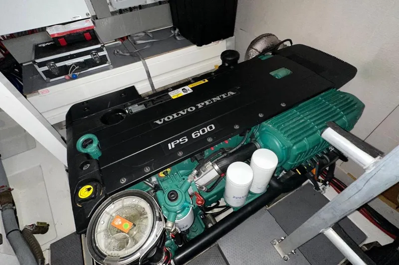  Yacht Photos Pics Volvo Penta IPS 600 engine in a 2018 Prestige 520 yacht.