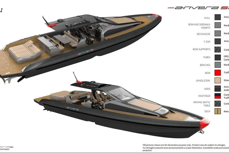  Yacht Photos Pics Anvera 58 luxury yacht, 2026 model, featuring sleek design and modern amenities.