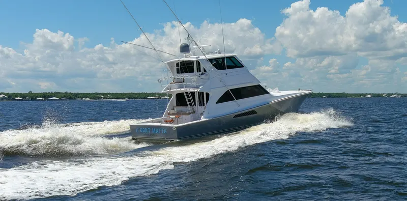 It Don't Matta Yacht Photos Pics 2005 Viking 61 Enclosed Bridge _It Don_t Matta_ Exterior