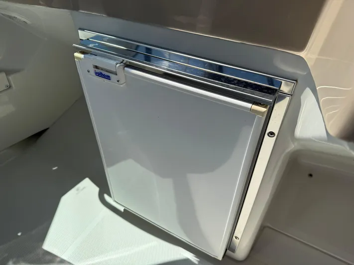  Yacht Photos Pics Built-in refrigerator on a 2006 Carver 36 Mariner yacht.