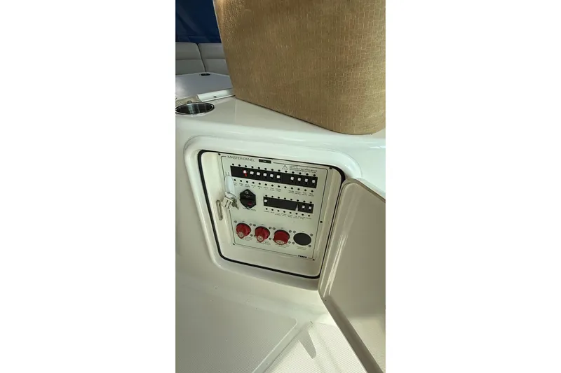  Yacht Photos Pics Electrical panel on a 2007 Tiara Yachts 3900 Sovran boat.