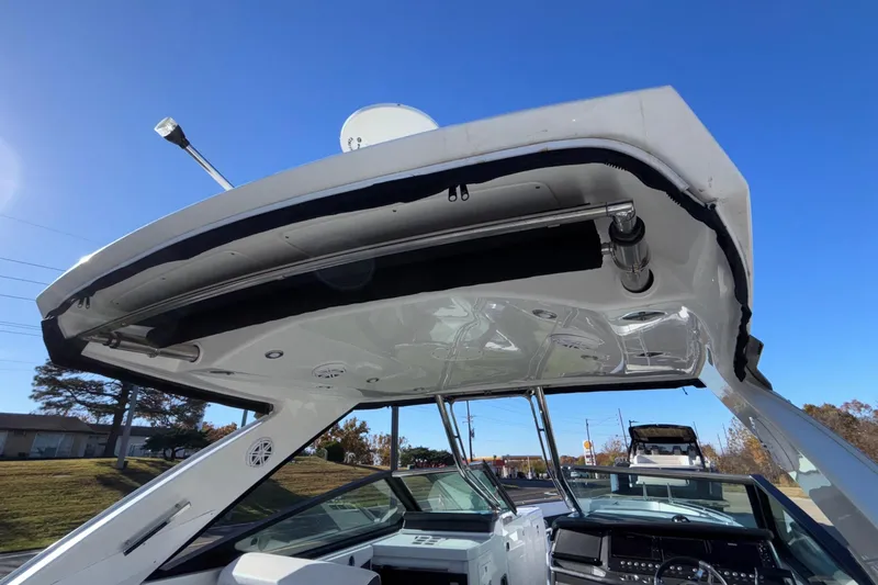  Yacht Photos Pics 2023 Monterey 385SS Super Sport boat with sleek design and modern features.