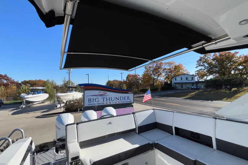  Yacht Photos Pics 2023 Monterey 385SS Super Sport boat at Big Thunder Marine dealership.