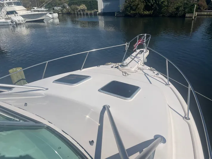  Yacht Photos Pics 2007 Grady-White Express 360 boat on calm water, featuring sleek deck design.