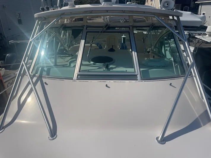  Yacht Photos Pics 2007 Grady-White Express 360 boat with sleek design and sturdy metal framework.