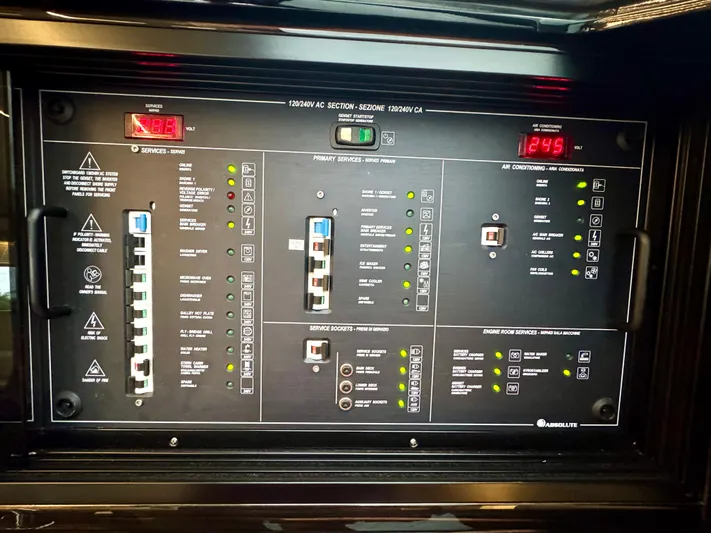 Self Made Yacht Photos Pics Breaker Panel - AC Systems