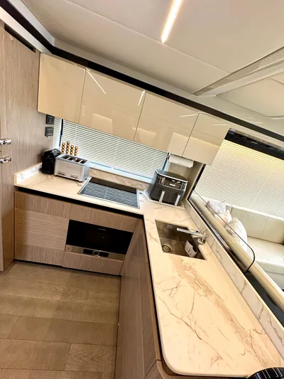 Self Made Yacht Photos Pics Galley CounterTop Area