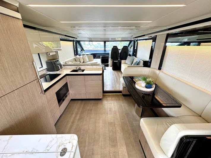 Self Made Yacht Photos Pics Interior Looking Forward