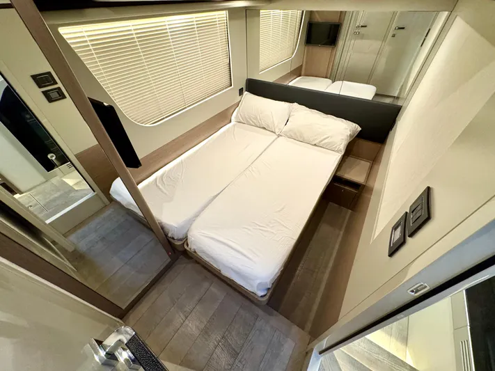 Self Made Yacht Photos Pics Guest StateRoom 2 Single Beds Electriclly Slide Together