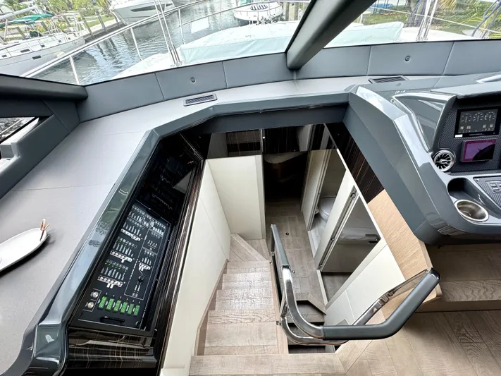 Self Made Yacht Photos Pics Stairwell to StateRooms