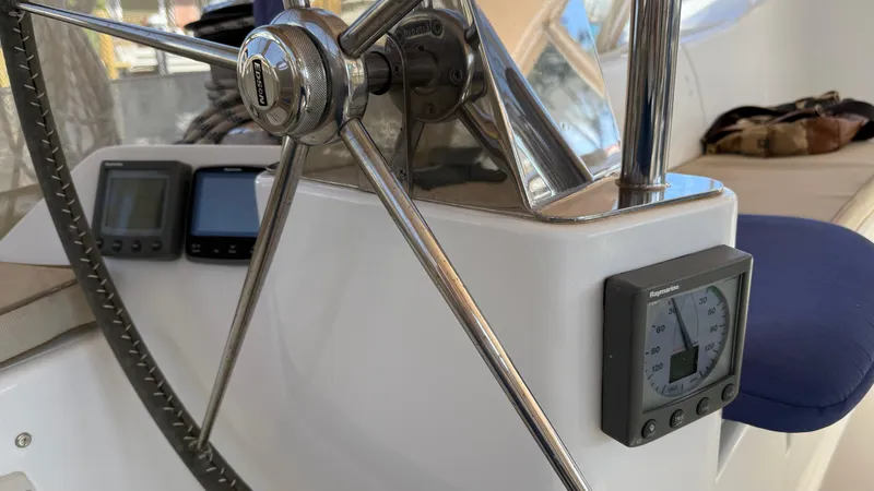 X Cape Yacht Photos Pics Port helm