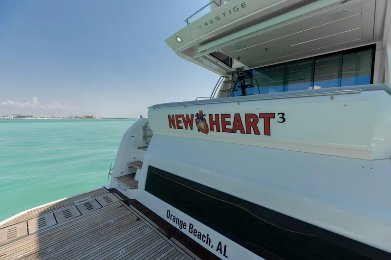 New Heart Yacht Photos Pics 2019 Prestige 590 Fly 'New Heart' - Swim Platform