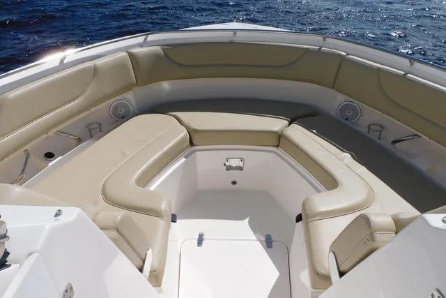  Yacht Photos Pics 2016 Pursuit DC 325 Dual Console boat with spacious seating and ocean view.