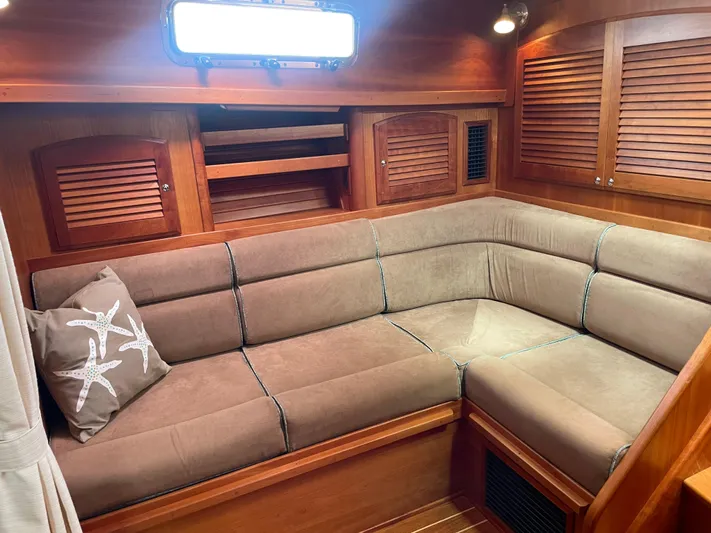 Tess Yacht Photos Pics L-shaped sofa