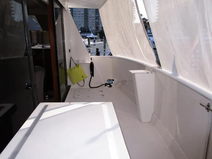 Sunset Drifter Yacht Photos Pics Aft Deck