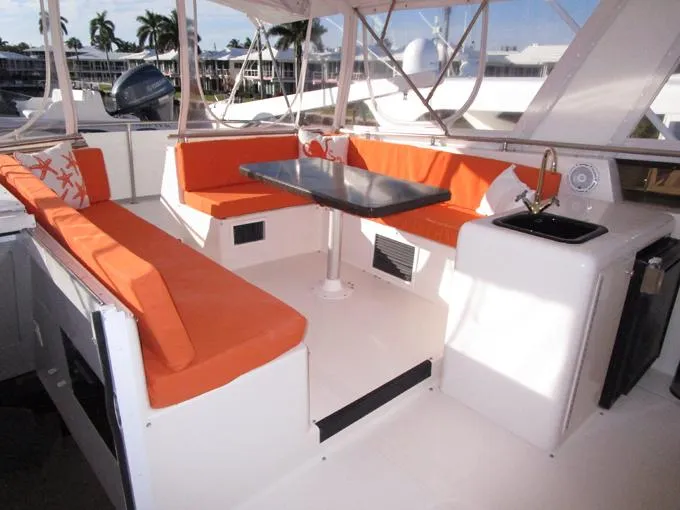 Sunset Drifter Yacht Photos Pics Flybridge Seating