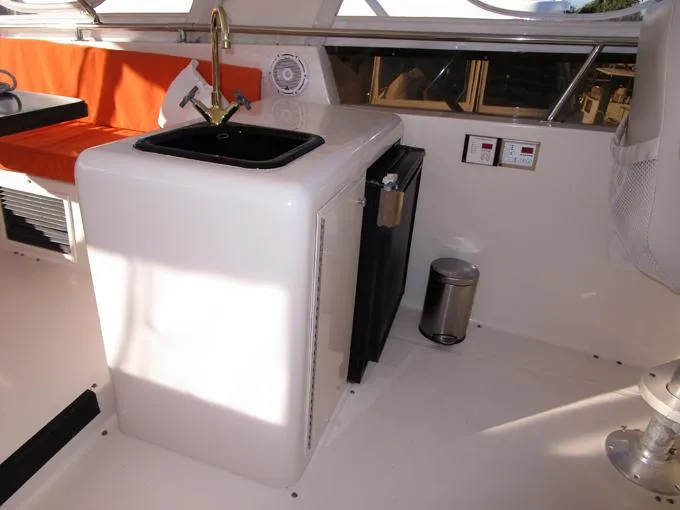 Sunset Drifter Yacht Photos Pics Flybridge Bar