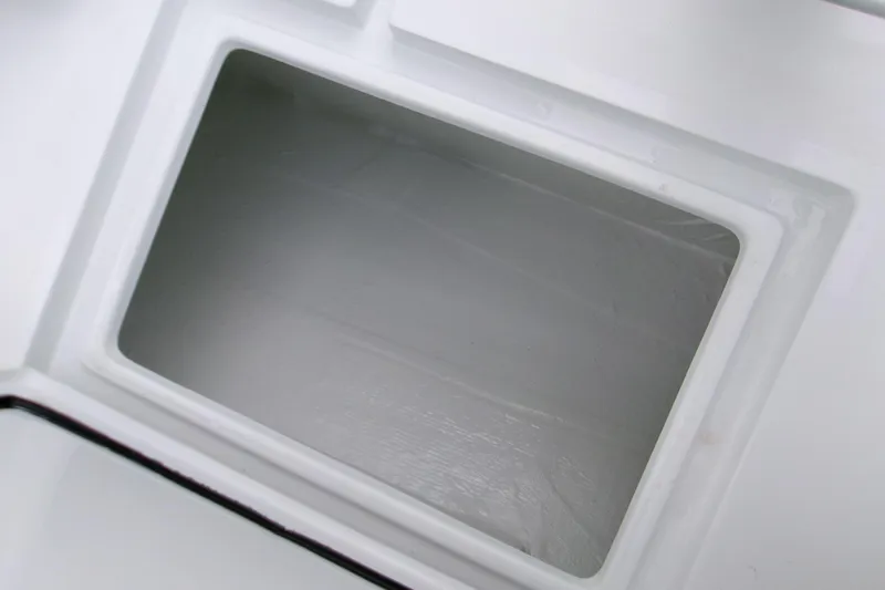  Yacht Photos Pics Open storage compartment on 2026 Contender 28 Tournament boat.