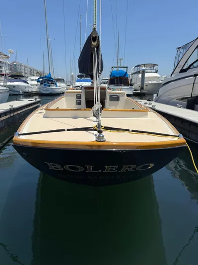 Bolero Yacht Photos Pics 2012 Morris M29 sailboat named "Bolero" docked in a marina.